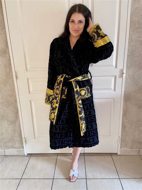 diy versace robe|custom versace bathrobes.